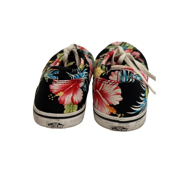 VANS Women’s Tropical Palm Print Canvas Sneakers Size 8 - Picture 2 of 7